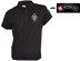 Bild von Motorfahrer Polo-Shirt mit Truppengattungsabzeichen Schwarz